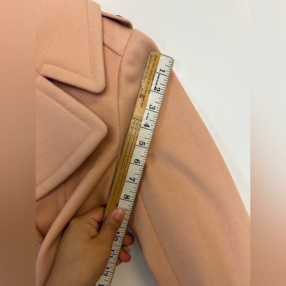 J.Crew Tm Thinsulate Women's Peach Pea Coat 100% Wool Military style - Picture 15 of 16